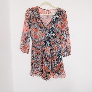 Band of Gypsies Floral Romper